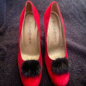 Red Yves Saint Laurent Heels